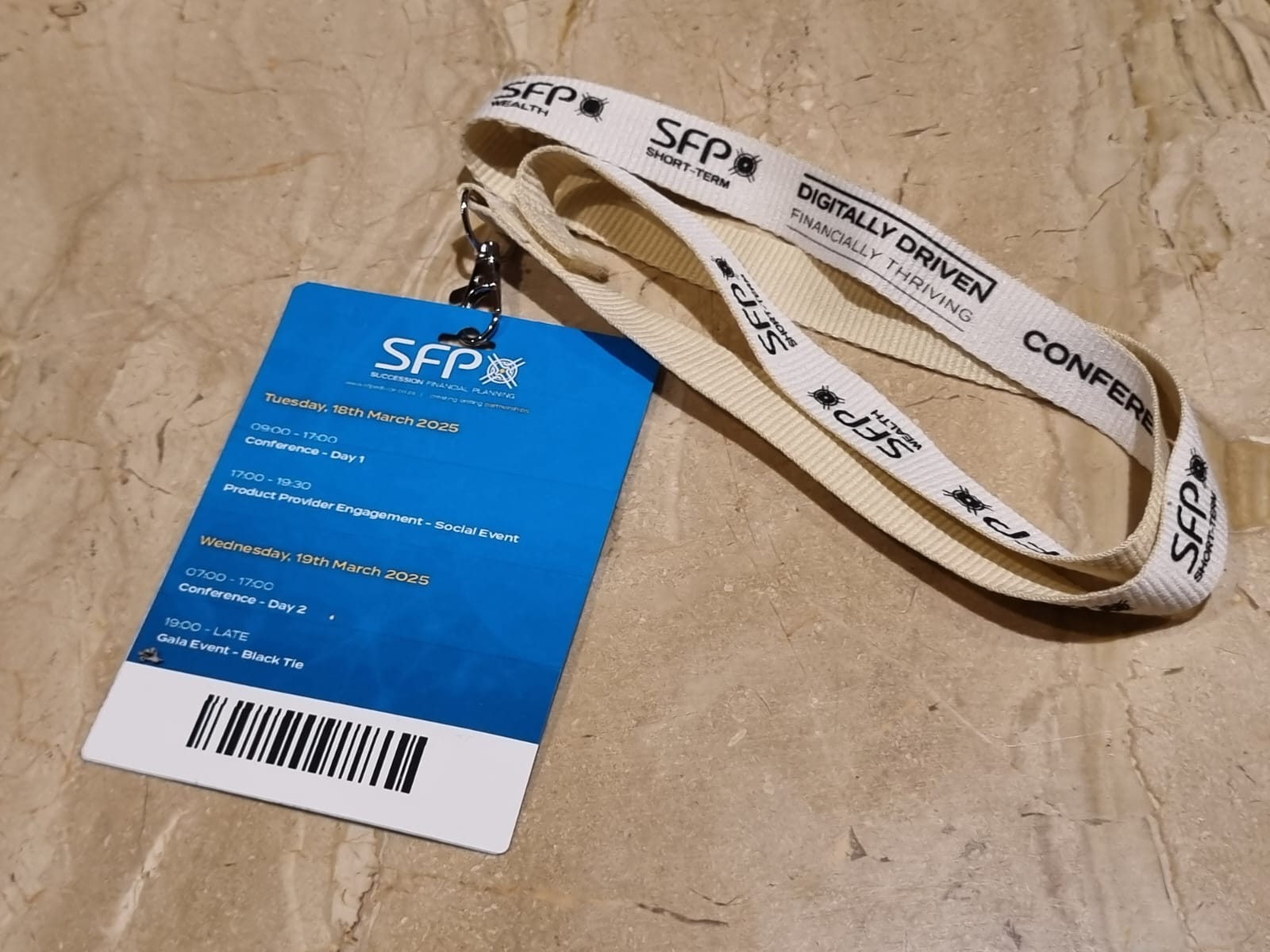 SFP Conference 2025 onsite event registration image 1