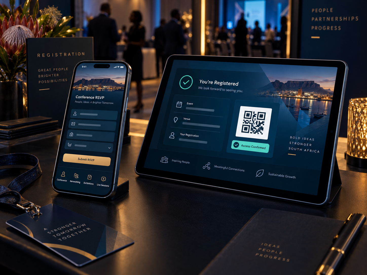 Custom RSVP website and guest registration system South Africa
